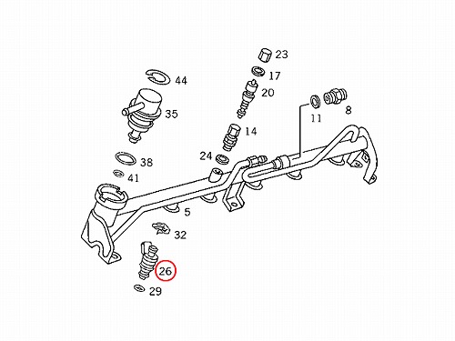 インジェクター(インジェクションノズル) メルセデスベンツ [0000788523]