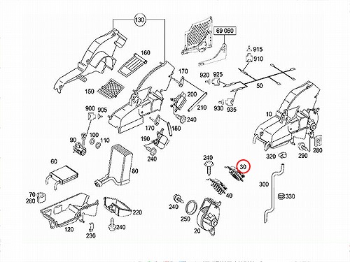 エアコンブロアレジスター メルセデスベンツ [0008210792]メルセデス