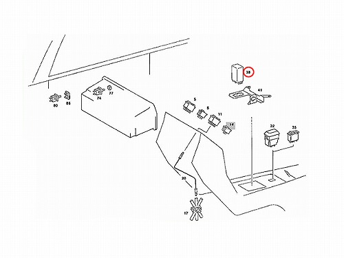 純正 ハザードスイッチ(ウインカーリレー) メルセデスベンツ [0008211063]メルセデスベンツ R107 | セントピア