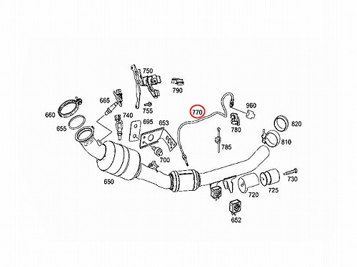 純正 排気温度センサー メルセデスベンツ [0009051805]メルセデス