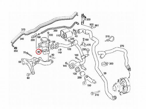 純正 EGRバルブ メルセデスベンツ [0031400060]メルセデスベンツ M271(直4) エンジン R172 W204 W207 W212 |  セントピア