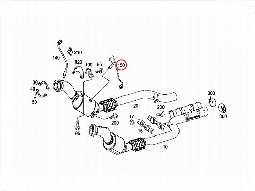 O2センサー(ラムダセンサー) メルセデスベンツ [0075426318]メルセデス