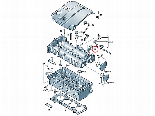 カム角センサー(カムポジションセンサー) VW(フォルクスワーゲン) ARC