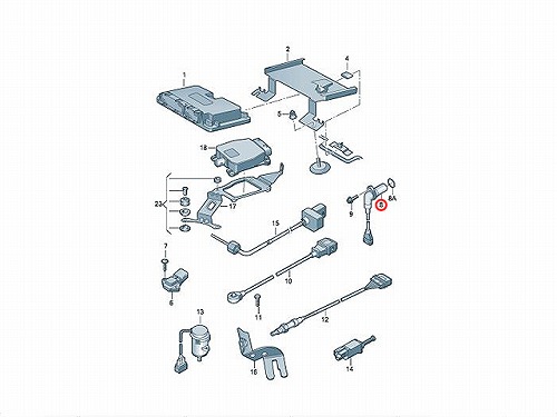 クランク角センサー(クランクポジションセンサー) VW(フォルクスワーゲ