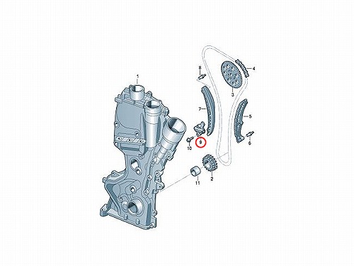 タイミングチェーンテンショナー VW(フォルクスワーゲン) [03C109507AH