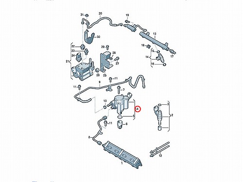 純正 高圧ポンプ ハイプレッシャーポンプ VW(フォルクスワーゲン