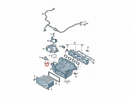 プレッシャーセンサー VW(フォルクスワーゲン) [03G906051D]