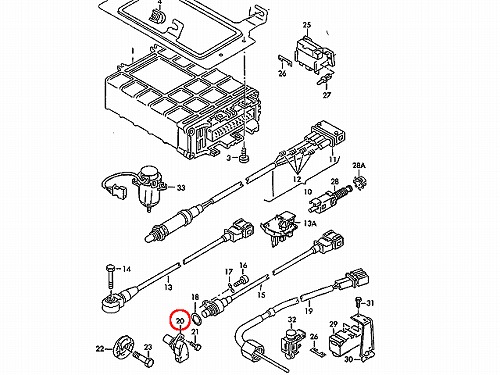 カム角センサー(カムポジションセンサー) VW(フォルクスワーゲン) AAA