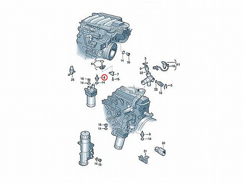 オイルプレッシャースイッチ(圧力センサー) VW(フォルクスワーゲン