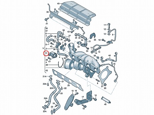 ディバーターバルブ(リサーキュレーションバルブ) VW(ワーゲン) イオス