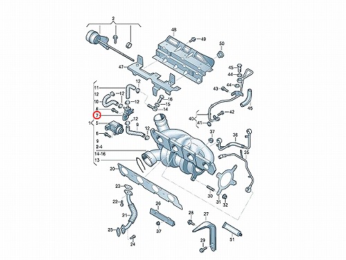 ソレノイドバルブ（パージバルブ） VW(フォルクスワーゲン) [06F906283F]