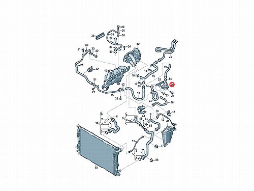 セカンドウォーターポンプ AUDI(アウディ) [06H965561]AUDI(アウディ