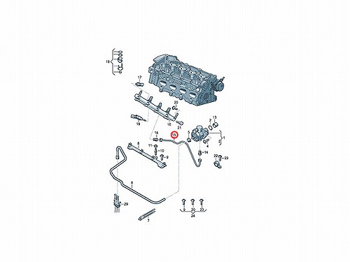 フューエルホース フォルクスワーゲン ティグアン 5NCAW TIGUAN-