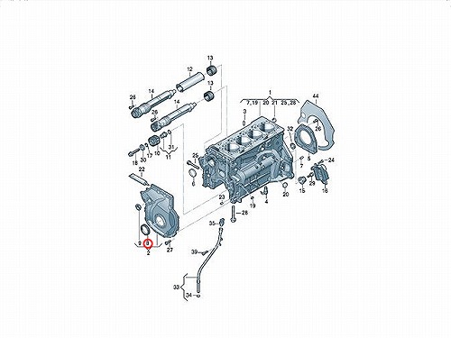 クランクシール(シャフトオイルシール) AUDI(アウディ) [06L103085B]AUDI(アウディ) S1(8X) A3 S3(8V) A4(8K)  A5(8F 8T) A6(4G) A7(4G) A8(4H) Q3(8U) Q5(8R) | セントピア