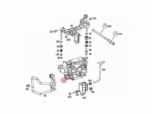 エアサスコンプレッサー(エアサスポンプ) メルセデスベンツ