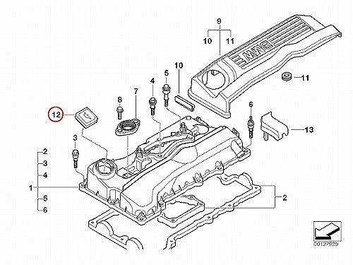 エンジンオイルフィラーキャップ BMW [11127560481]BMW E46 E53 E60