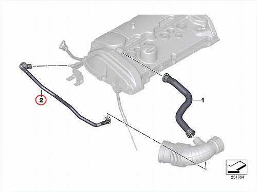 ブローバイホース BMW [11157614690]BMW F20 | セントピア