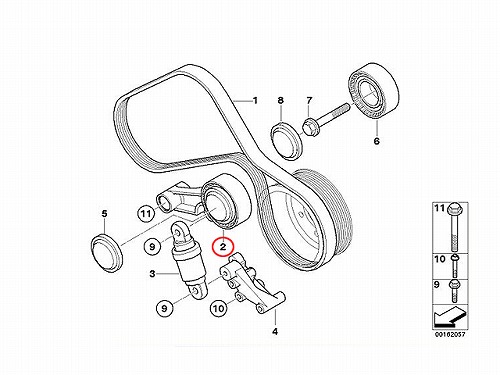 テンショナープーリー BMW [11287838196]BMW E90 E92 | セントピア