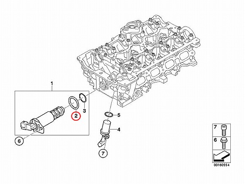 VANOS ソレノイド用 Oリング(シールリング) 大 BMW [11367548320]BMW