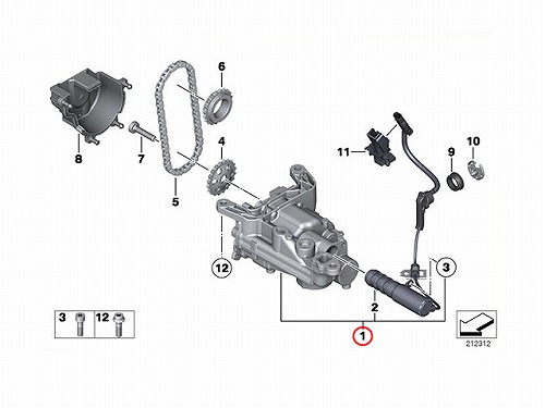 オイルポンプソレノイドバルブ MINI(ミニ) [11417647376]MINI(ミニ