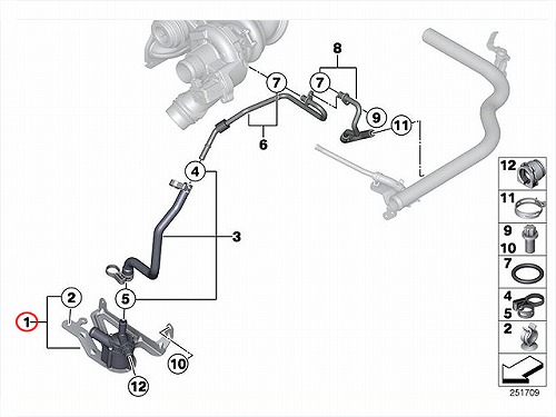 補助ウォーターポンプ BMW [11518616992]BMW N13(直4) エンジン F20