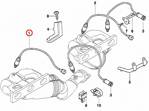 O2センサー (ラムダセンサー) BMW 3シリーズ E46 5シリーズ E39 E60