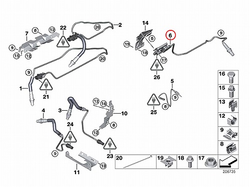 純正 NOXセンサー(窒素酸化物センサー) BMW [11787587129]