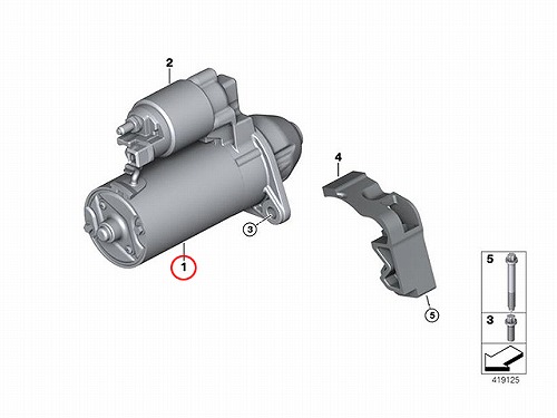 セルモーター(スターター) BMW [12417631559]BMW E90 F01 F02 F07 F10