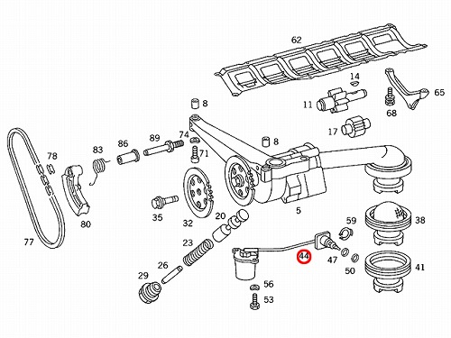 エンジンオイルレベルセンサー メルセデスベンツ R107 R129 W124 W126 W140 W210