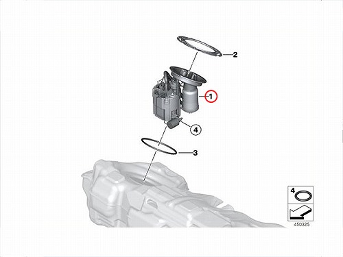 燃料ポンプ(フューエルポンプ) BMW [16117243975]BMW F20 F22 F30 F31