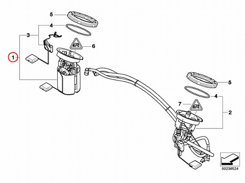 燃料ポンプ(フューエルポンプ) BMW [16147197075]