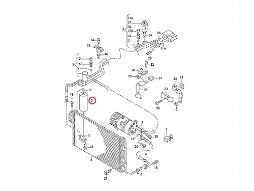 エアコンリキッドタンク(レシーバー) VW(フォルクスワーゲン