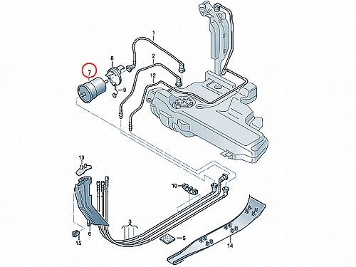 燃料フィルター(フューエルフィルター) VW(フォルクスワーゲン) ゴルフ