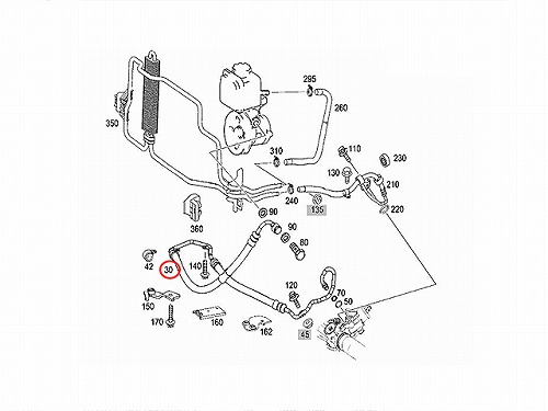 純正 パワステホース メルセデスベンツ [2114664781]メルセデスベンツ W211 | セントピア