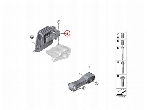 エンジンマウントブッシュ MINI(ミニ) [22118743621]MINI(ミニ) F54