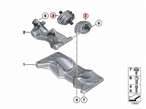 ミッションマウント BMW [22326780269]BMW F07 F10 F11 | セントピア