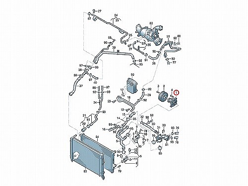 ウォーターポンプ METELLI製 VW(フォルクスワーゲン) [241051]VW