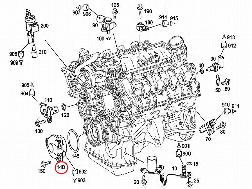 カムアジャスター(カムマグネット・ソレノイド) メルセデスベンツ