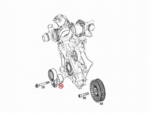 ベルトテンショナー メルセデスベンツ [2742001370]メルセデスベンツ