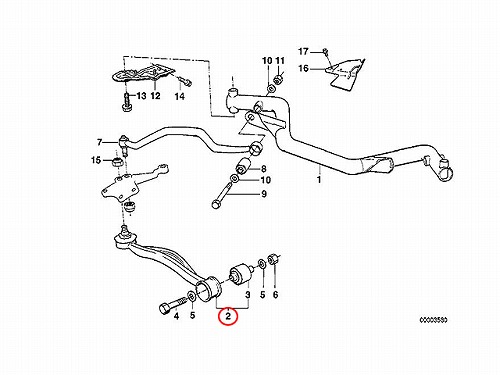 ロアアーム(コントロールアーム) フロント 右側 BMW [31121139992]BMW