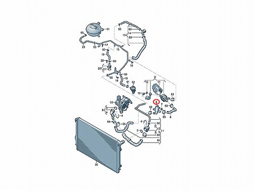 ヒーターバルブ VW(フォルクスワーゲン) [4H0121671D]VW