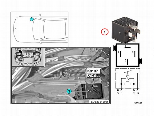 純正 リレー(電動ファンなど) BMW [61366901469]BMW E39 E46 E53 E60