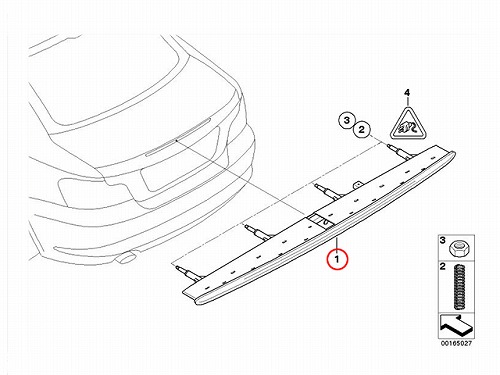 純正 ハイマウントストップランプ BMW [63257164978]BMW E82 E88