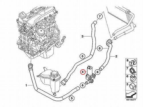 ヒーターポンプ BMW [64116928246]