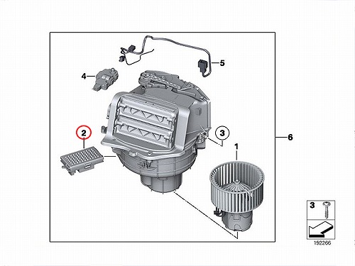 エアコンブロアレジスター BMW [64119355981]BMW F01 F02 F07 F10 F11