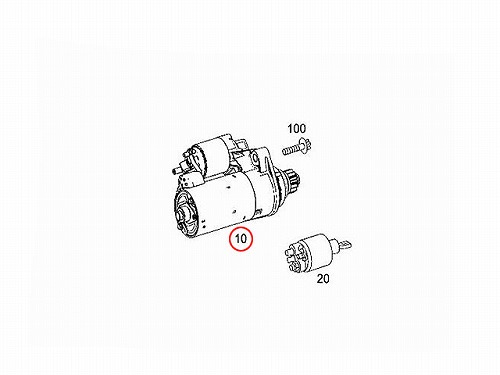 セルモーター(スターター) メルセデスベンツ [6459060800]メルセデスベンツ W117 W176 W246 X156 | セントピア