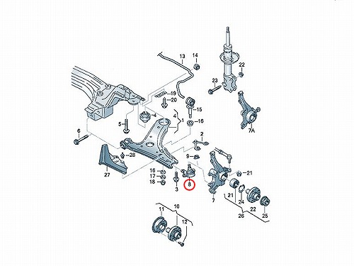 ロアアームボールジョイント フロント VW(フォルクスワーゲン