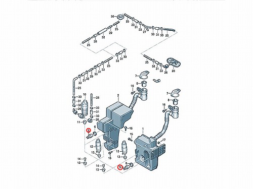 ウォッシャーレベルセンサー AUDI(アウディ) [7M0919376]AUDI(アウディ
