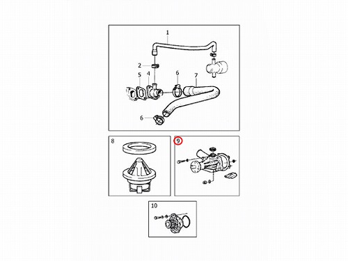 ウォーターポンプ VOLVO(ボルボ) [V271975]VOLVO(ボルボ) 740 760 940