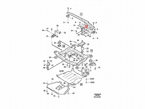 エンジンマウントブッシュ VOLVO(ボルボ) [V30680770]VOLVO(ボルボ